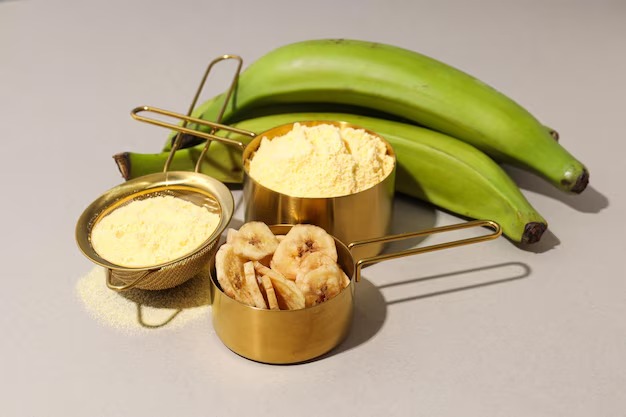 Banana Powder in Bowl